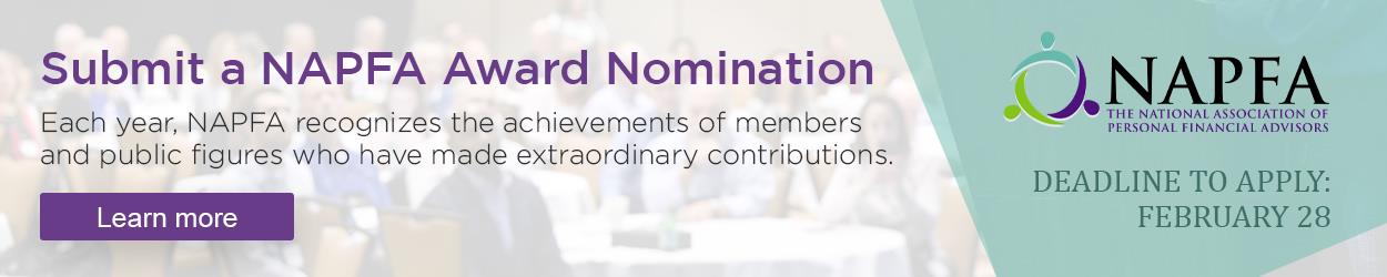 Submit a NAPFA Award Nomination! Deadline: February 28